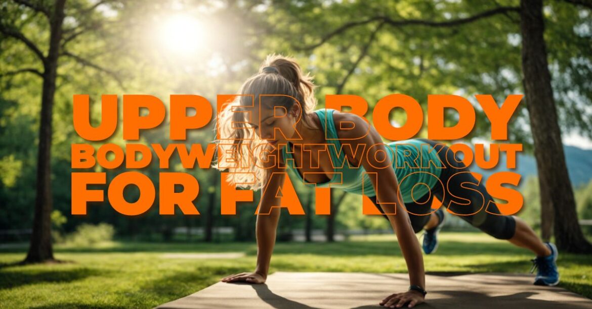 Upper body bodyweight workout