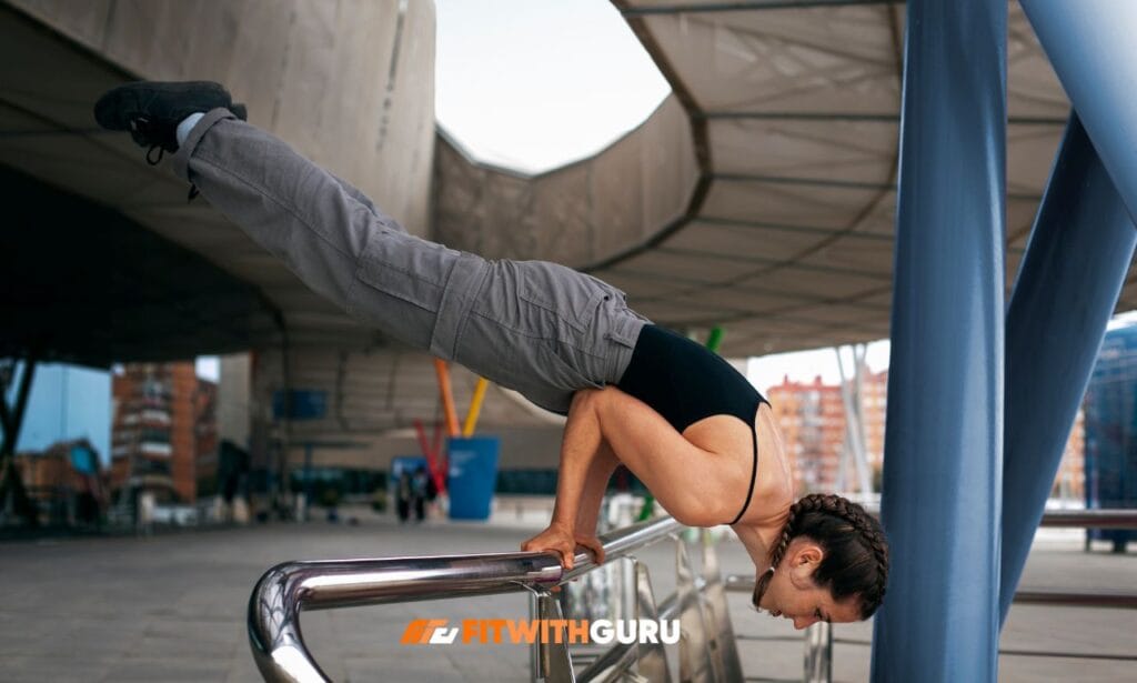calisthenics dip bars