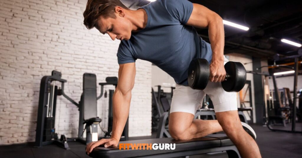 back exercises with dumbbells